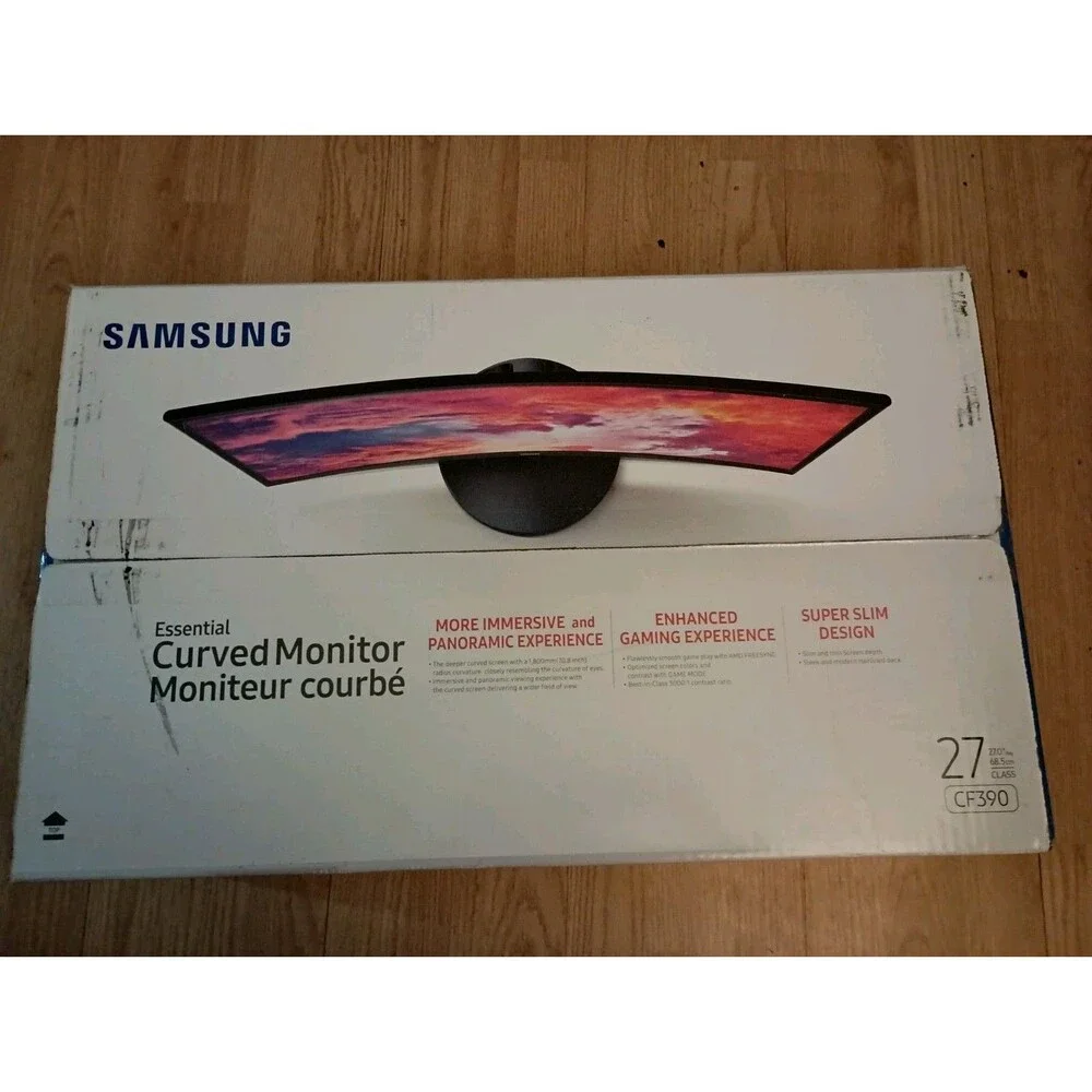 Samsung CF390 LC27F390FH 27 inch Curved LED Monitor FACTORY SEALED
